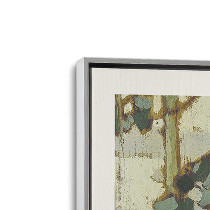 [Color:Polished Chrome], Picture of art in a Polished Chrome frame at an angle