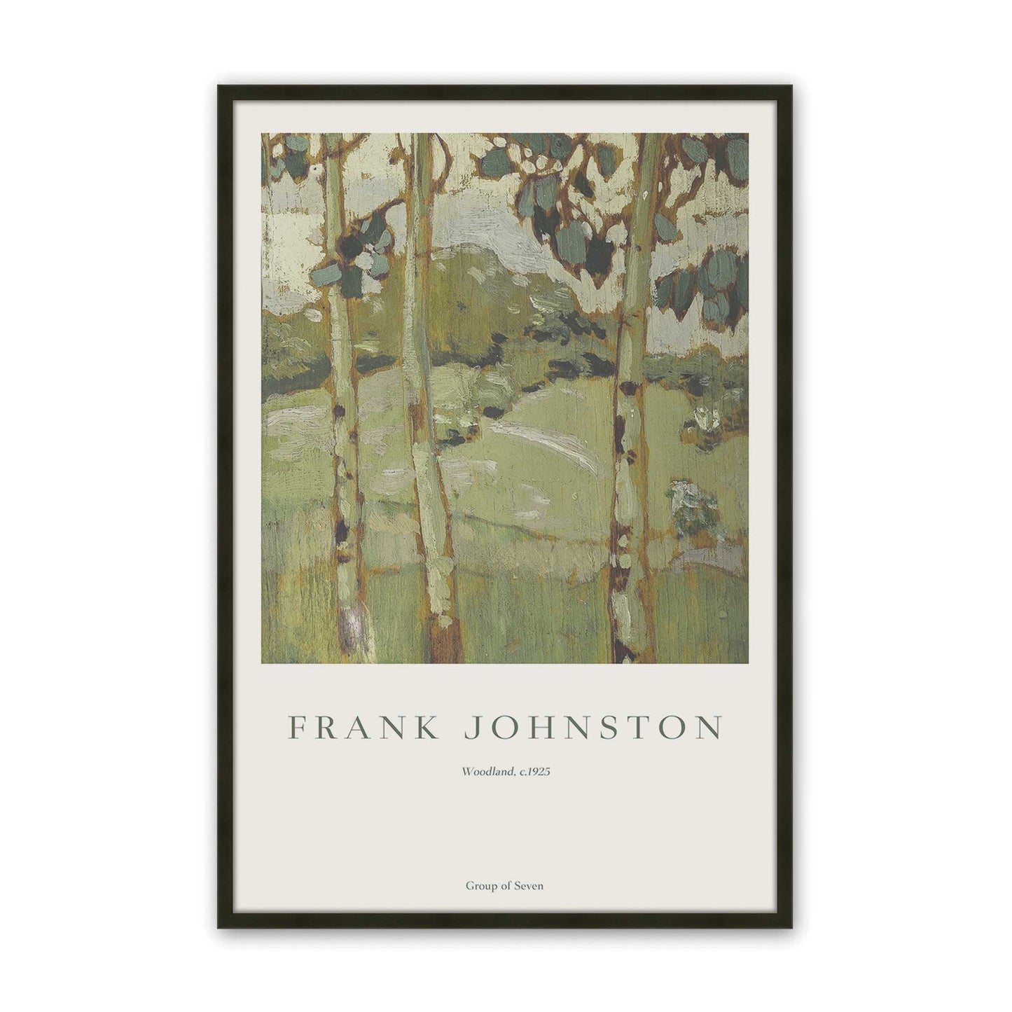 [Color:Satin Black], Picture of art in a Satin Black frame
