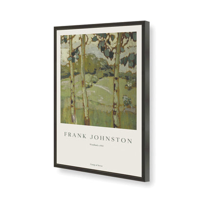 [Color:Satin Black], Picture of art in a Satin Black frame of the corner