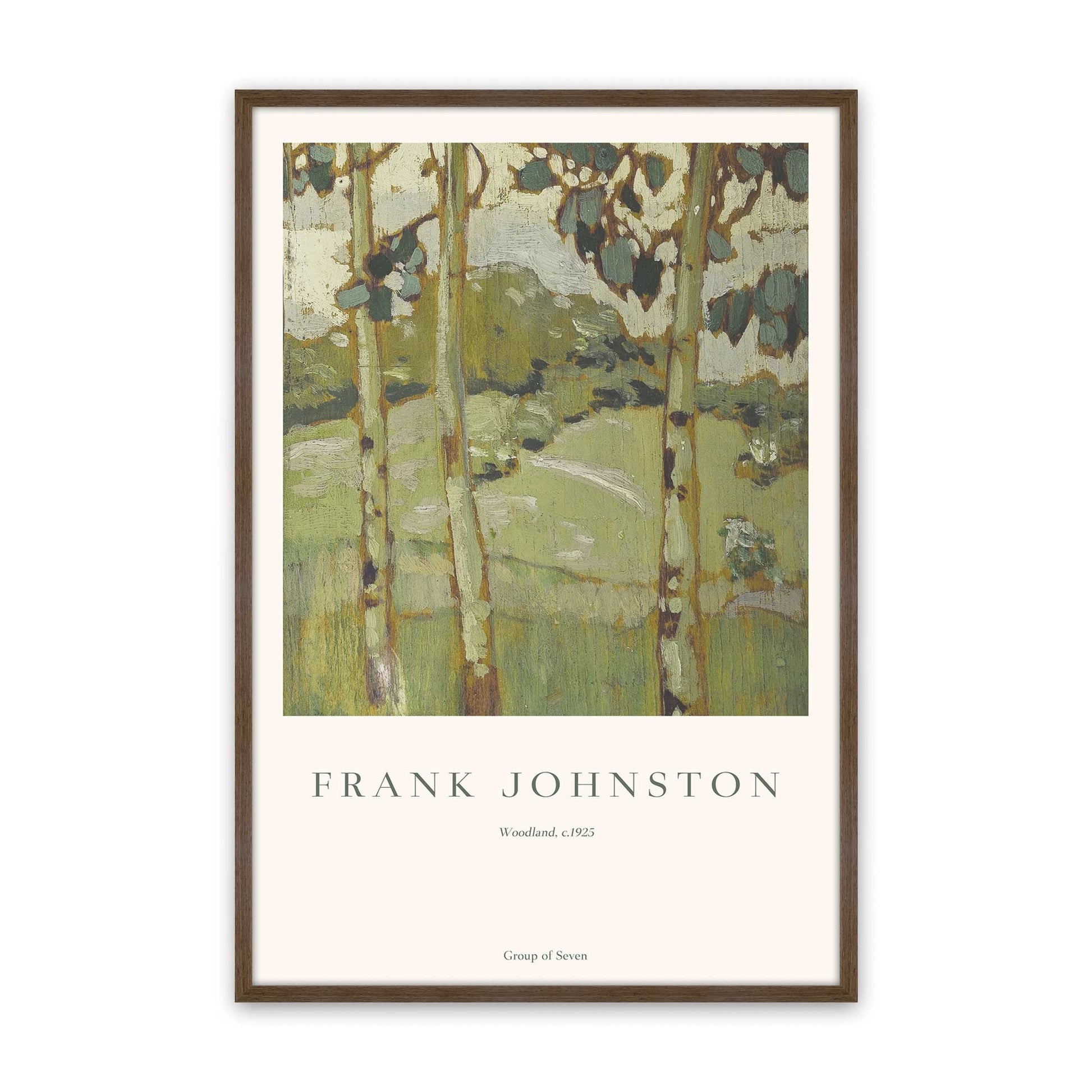 [Color:Walnut], Picture of art in a Walnut frame