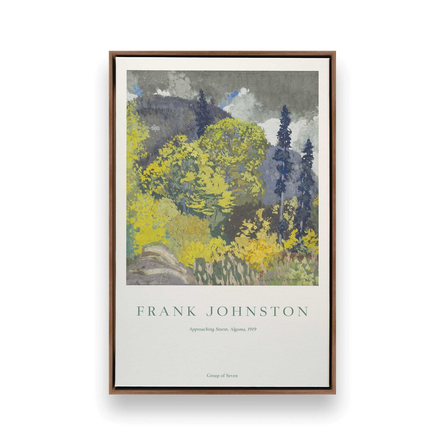 [Color:Walnut], Picture of art in a Walnut frame