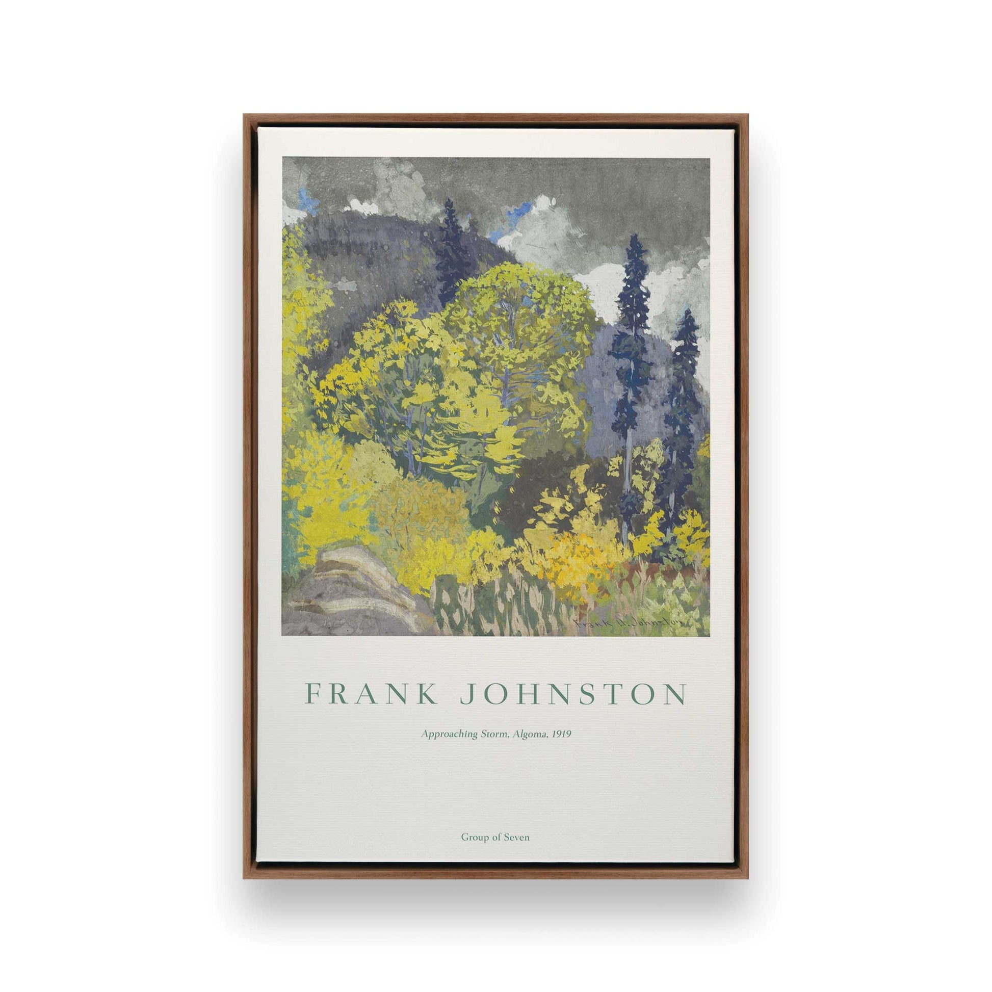 [Color:Walnut], Picture of art in a Walnut frame
