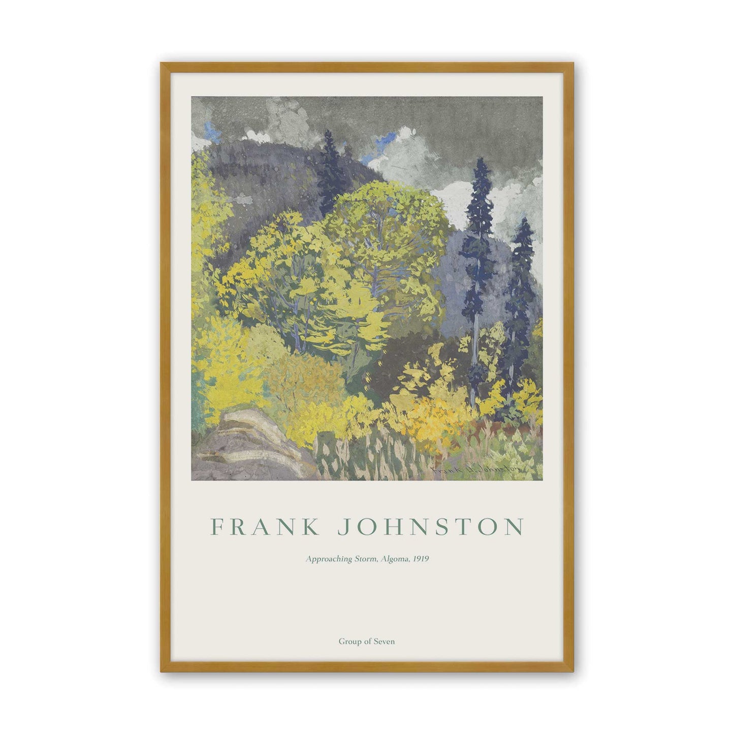 [Color:Polished Gold], Picture of art in a Polished Gold frame