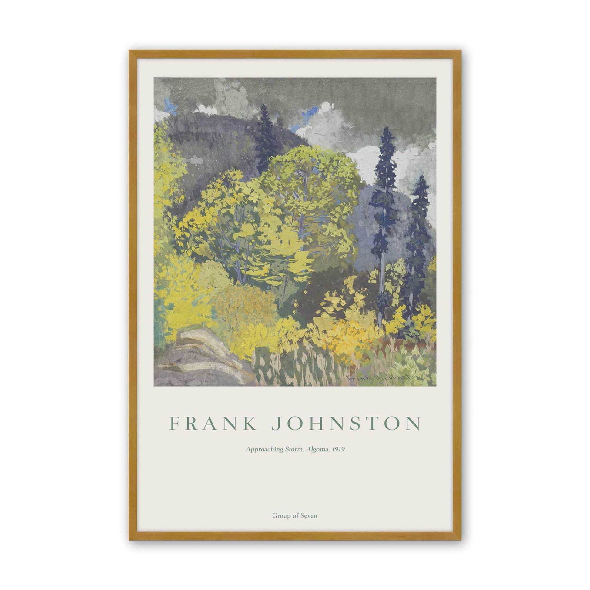 [Color:Polished Gold], Picture of art in a Polished Gold frame