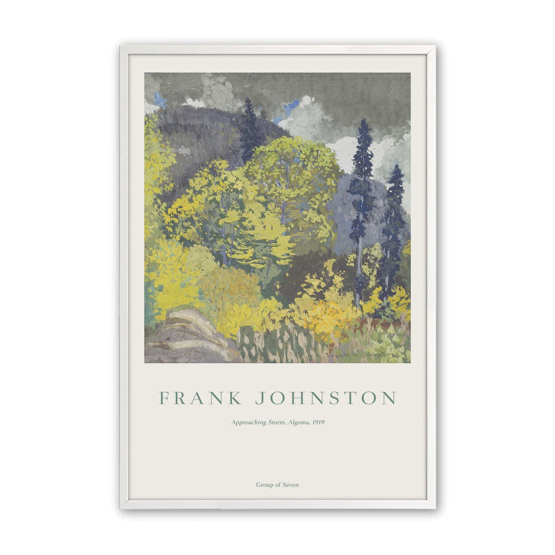 [Color:Opaque White], Picture of art in a Opaque White frame