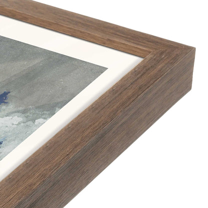 [Color:Walnut], Picture of art in a Walnut frame at an angle