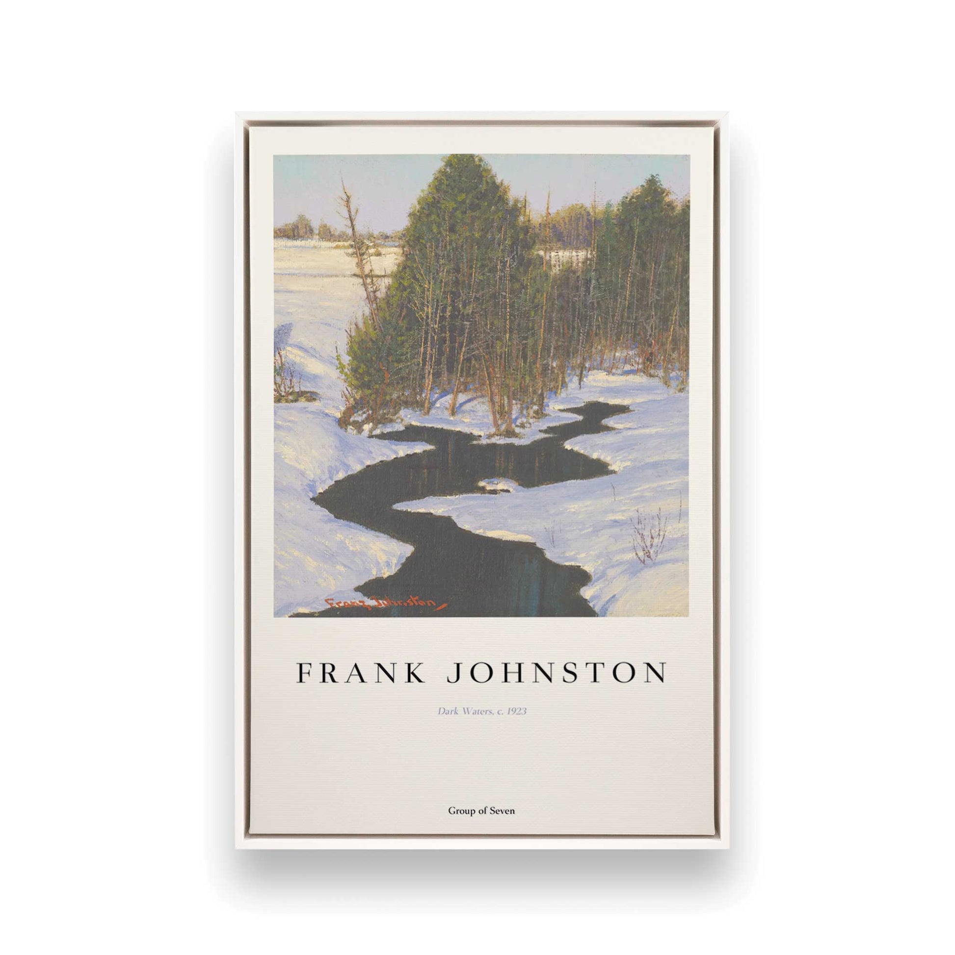 [Color:Opaque White], Picture of art in a White frame