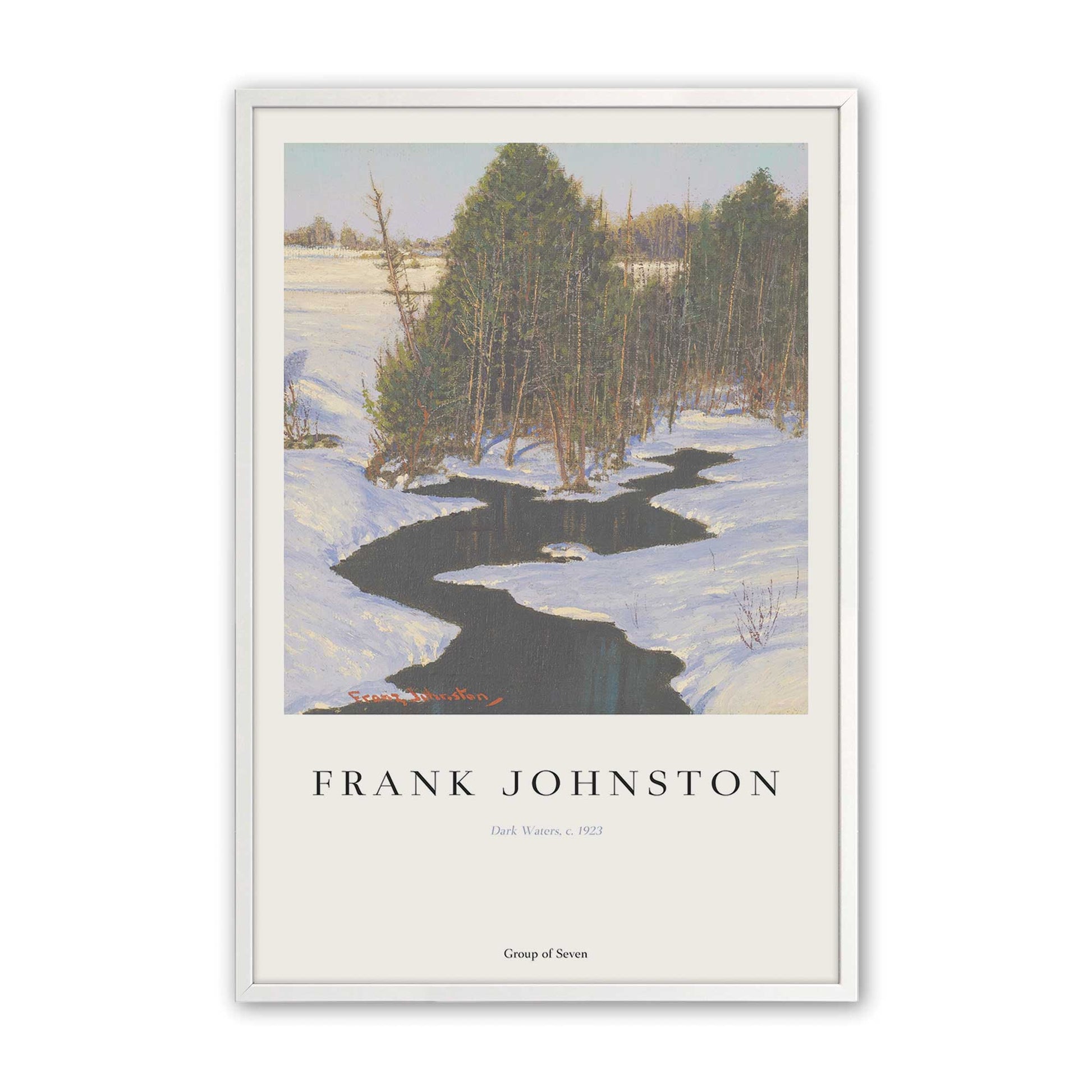 [Color:Opaque White], Picture of art in a Opaque White frame