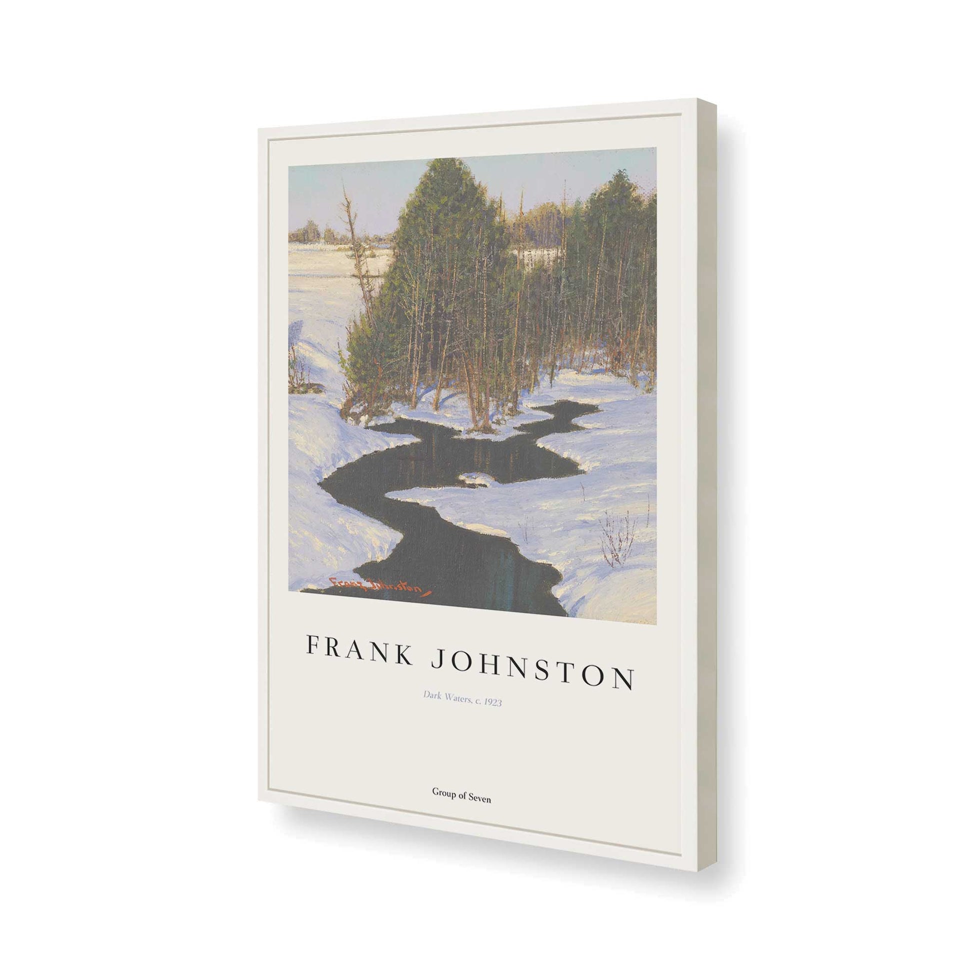 [Color:Opaque White], Picture of art in a Opaque White frame of the corner