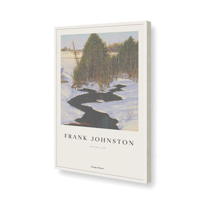 [Color:Opaque White], Picture of art in a Opaque White frame of the corner