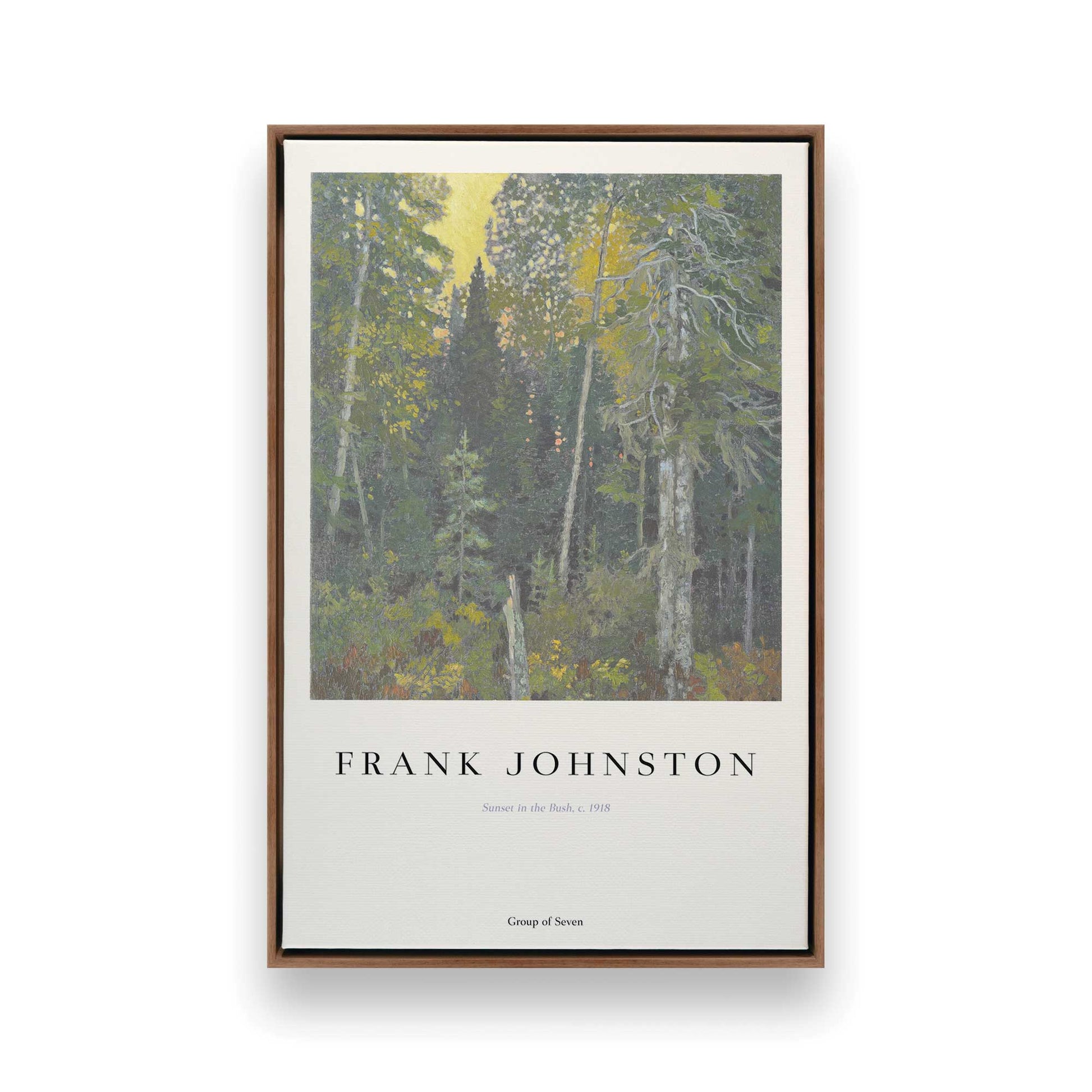 [Color:Walnut], Picture of art in a Walnut frame