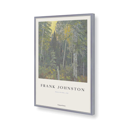 [Color:Polished Chrome], Picture of art in a Polished Chrome frame of the corner