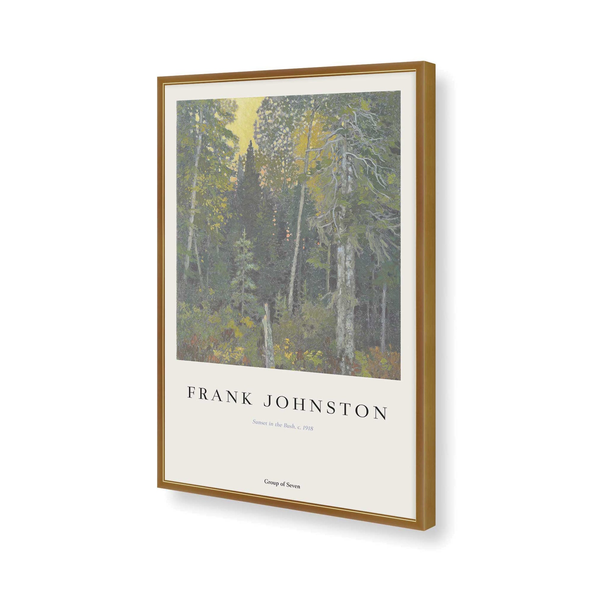 [Color:Polished Gold], Picture of art in a Polished Gold frame of the corner