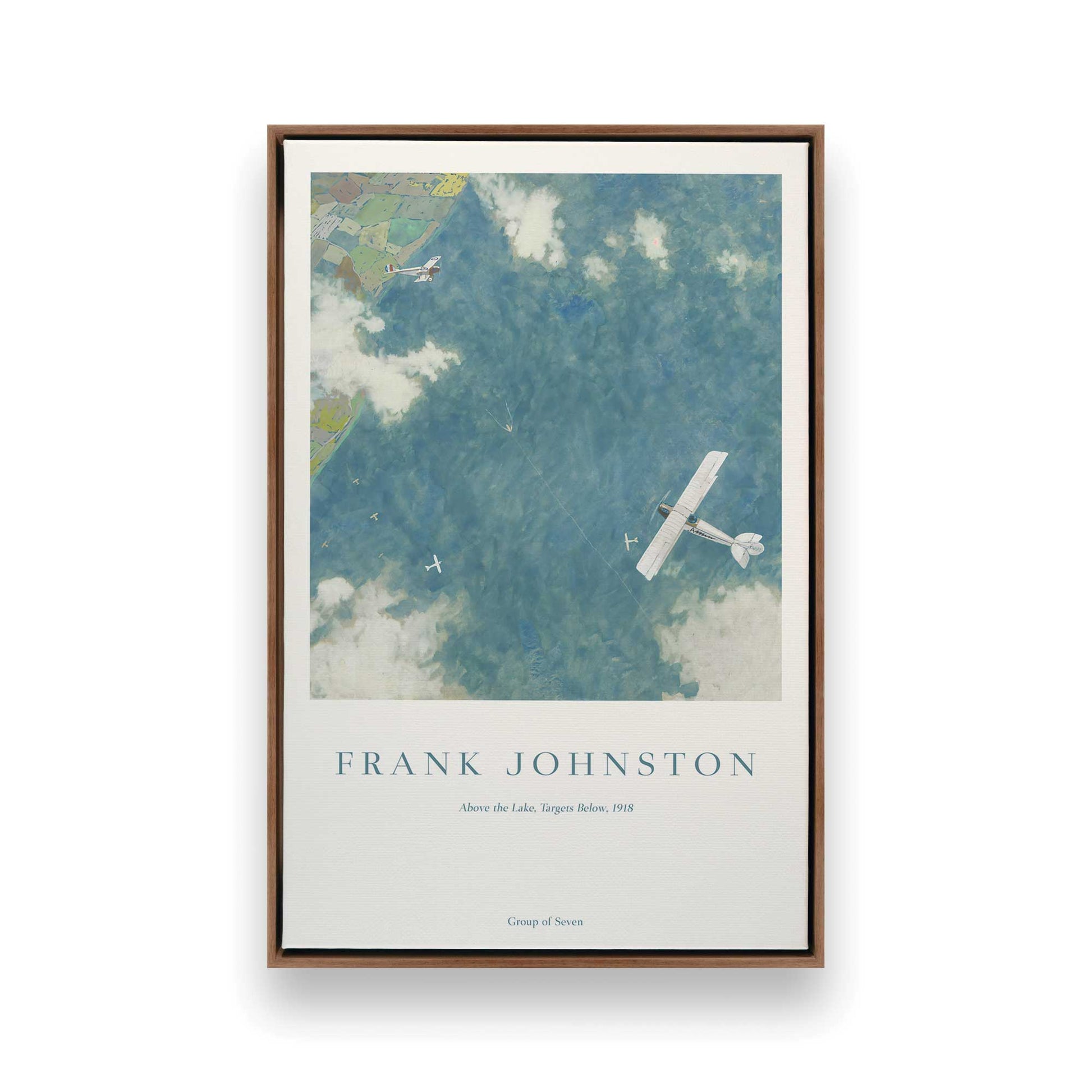 [Color:Walnut], Picture of art in a Walnut frame