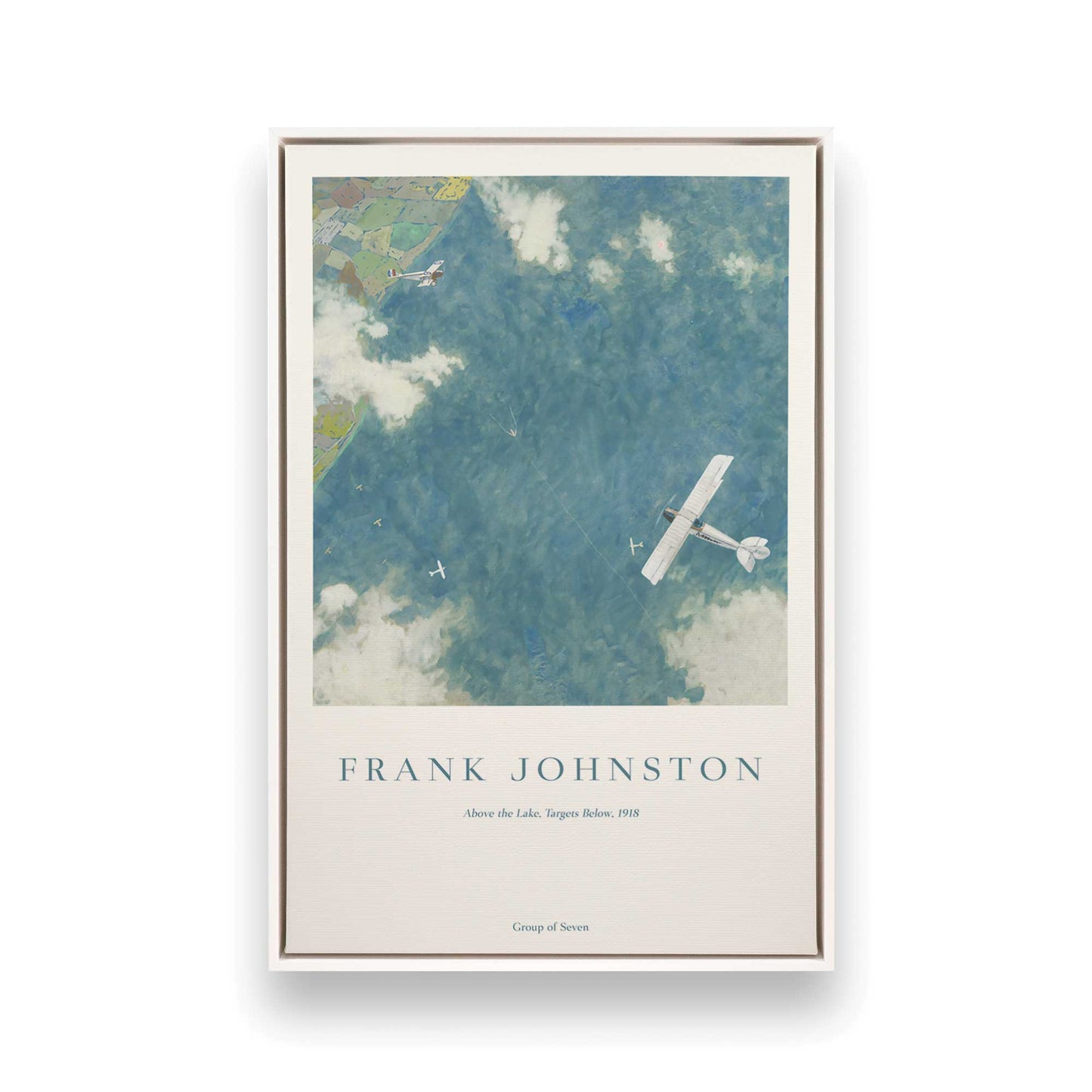 [Color:Opaque White], Picture of art in a White frame
