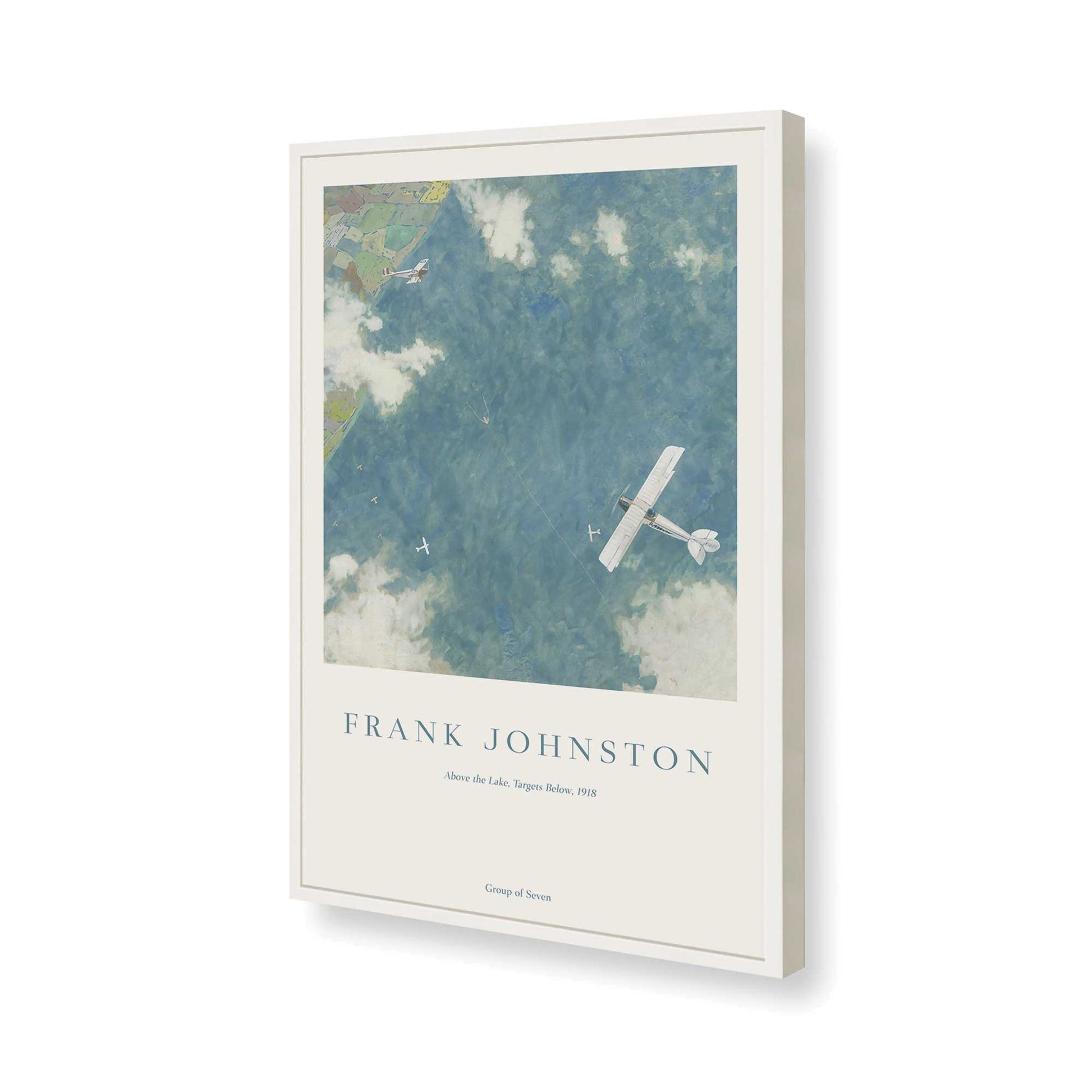 [Color:Opaque White], Picture of art in a Opaque White frame of the corner