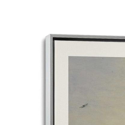 [Color:Polished Chrome], Picture of art in a Polished Chrome frame at an angle