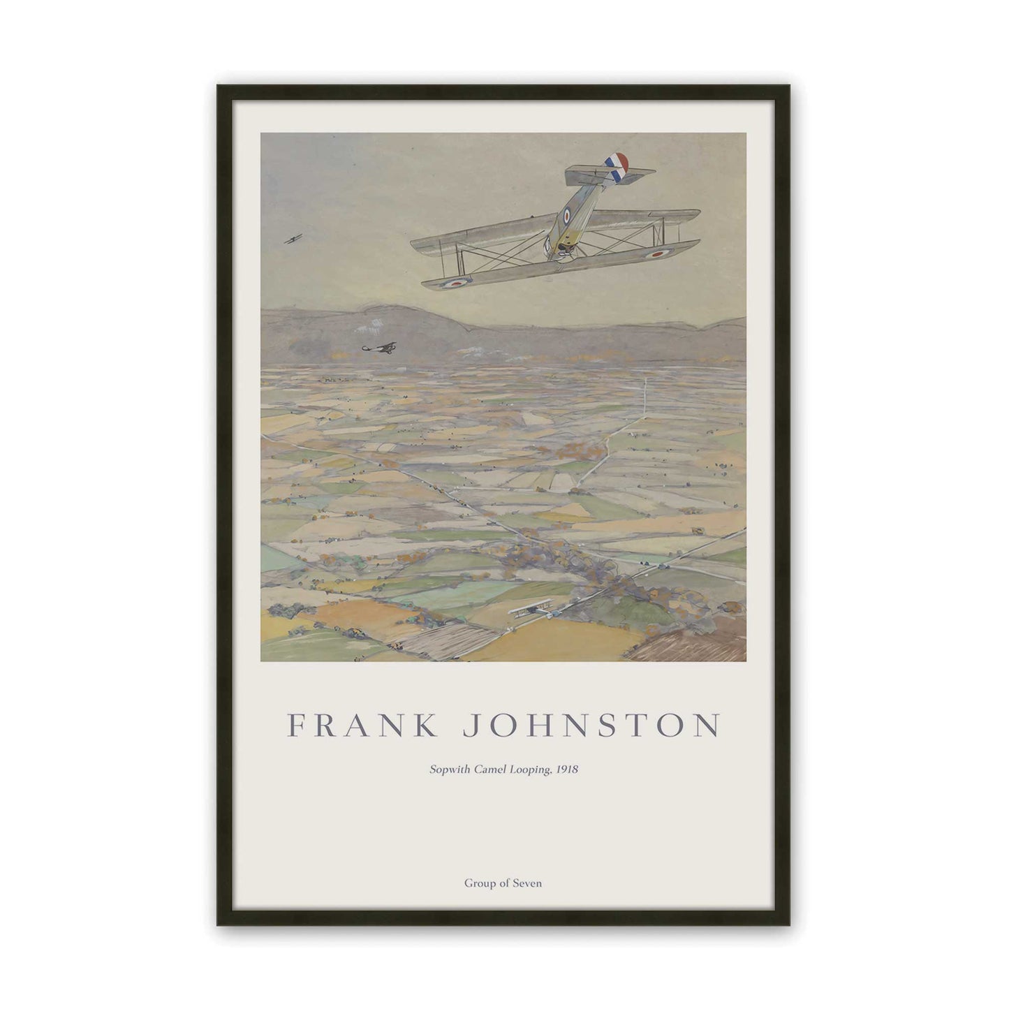 [Color:Satin Black], Picture of art in a Satin Black frame