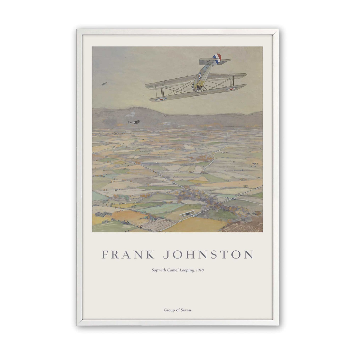 [Color:Opaque White], Picture of art in a Opaque White frame