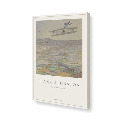 [Color:Opaque White], Picture of art in a Opaque White frame of the corner