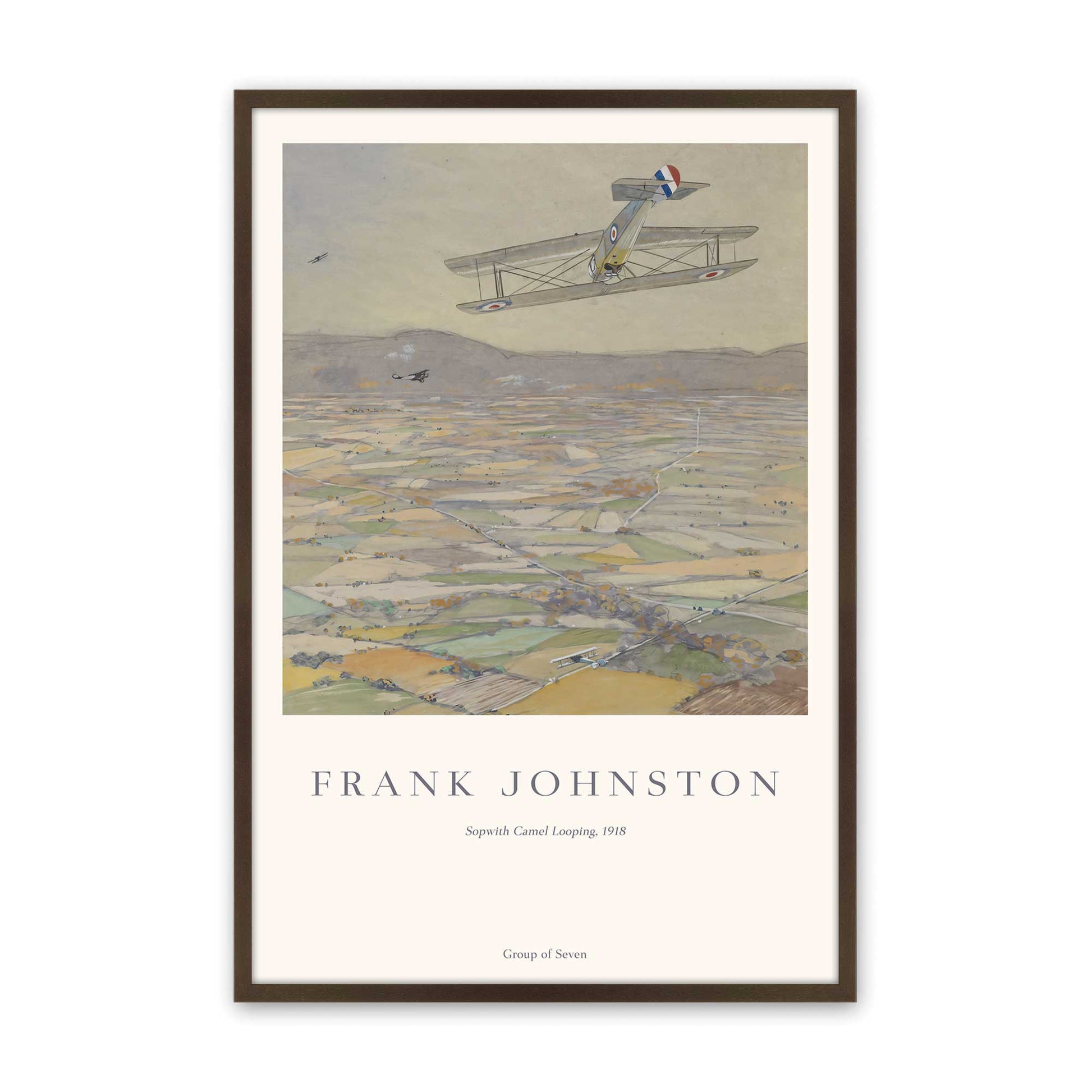 [Color:Brown], Picture of art in a Brown frame