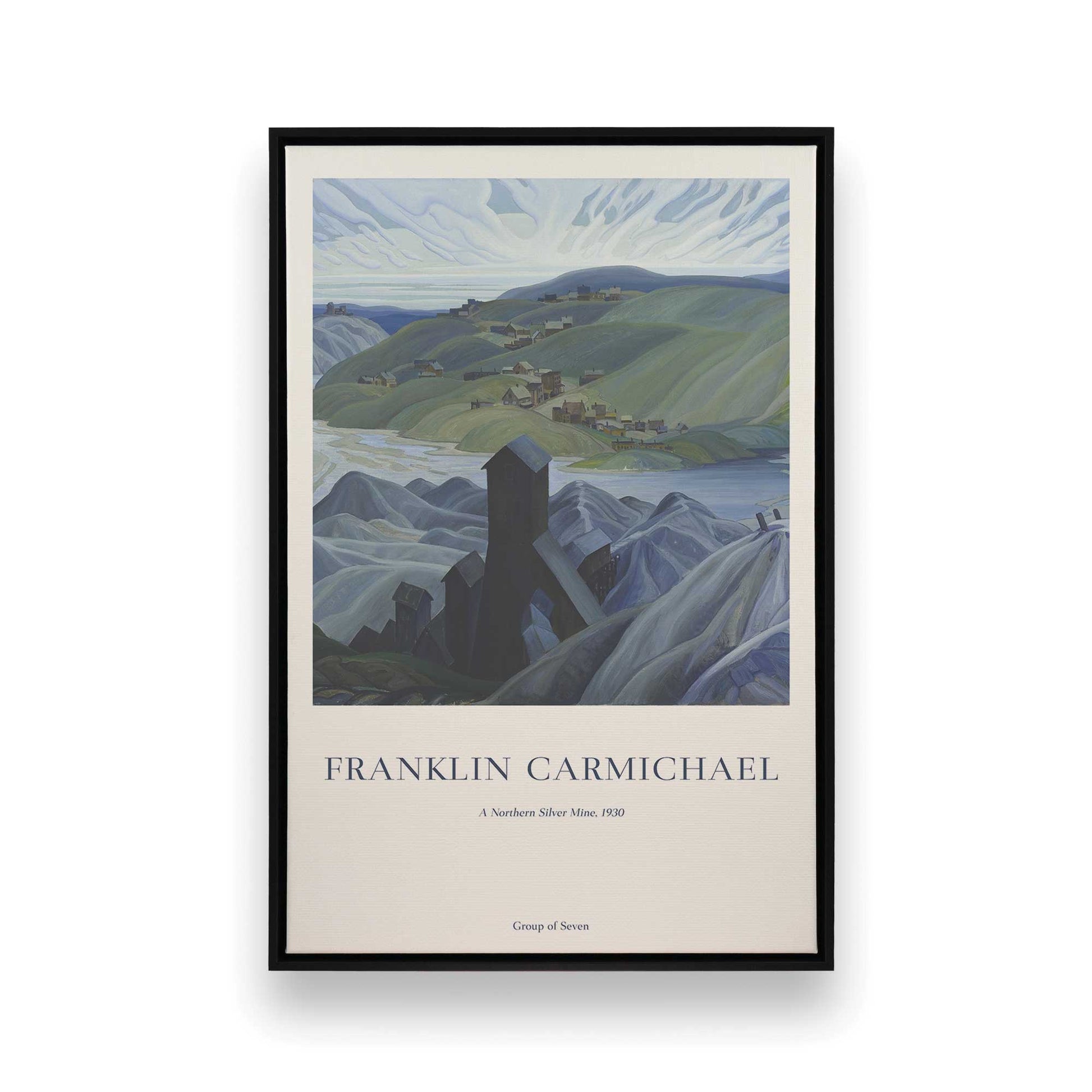 [Color:Satin Black], Picture of art in a Satin Black frame