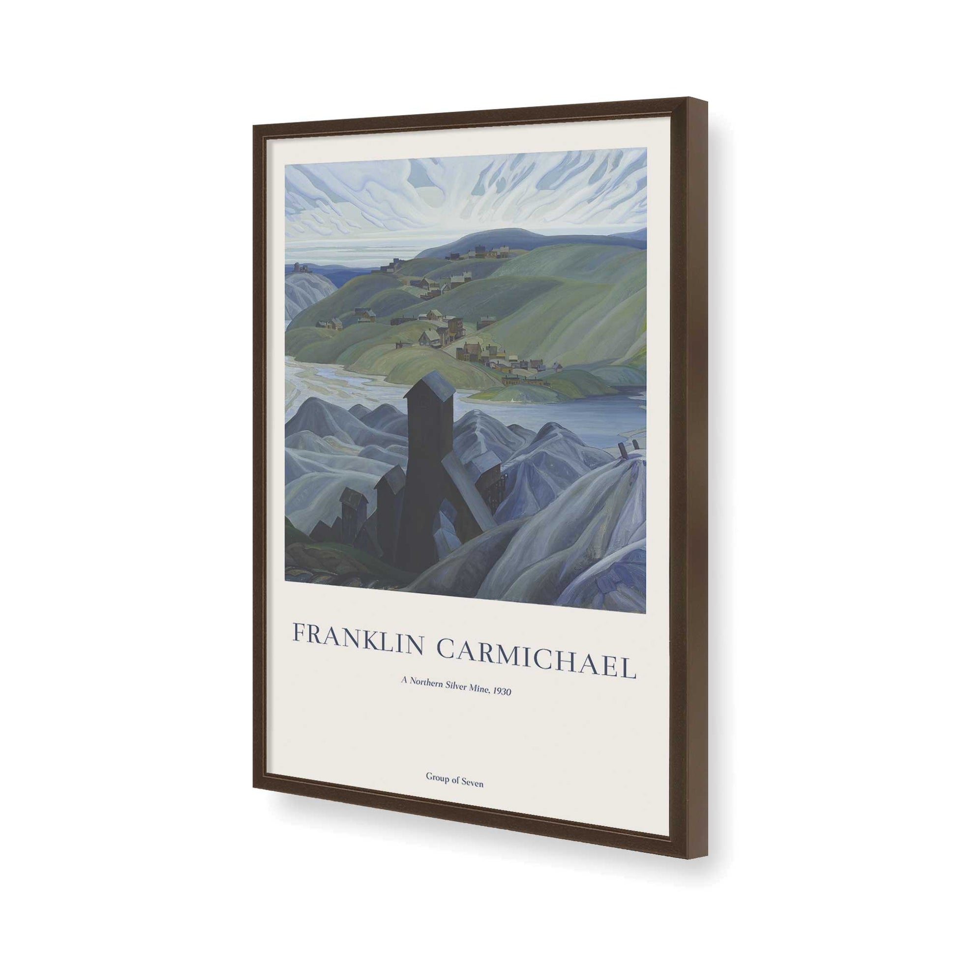 [Color:Belvinder Brown], Picture of art in a Belvinder Brown frame of the corner