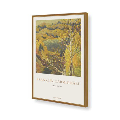 [Color:Polished Gold], Picture of art in a Polished Gold frame of the corner