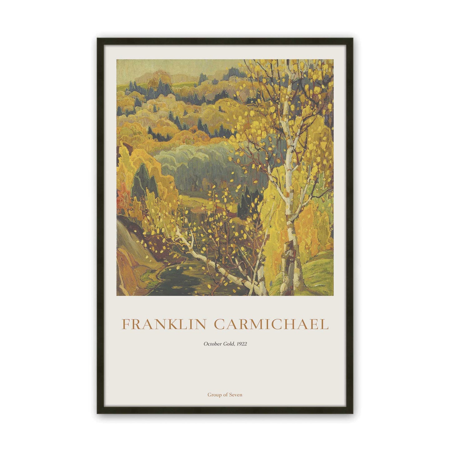 [Color:Satin Black], Picture of art in a Satin Black frame