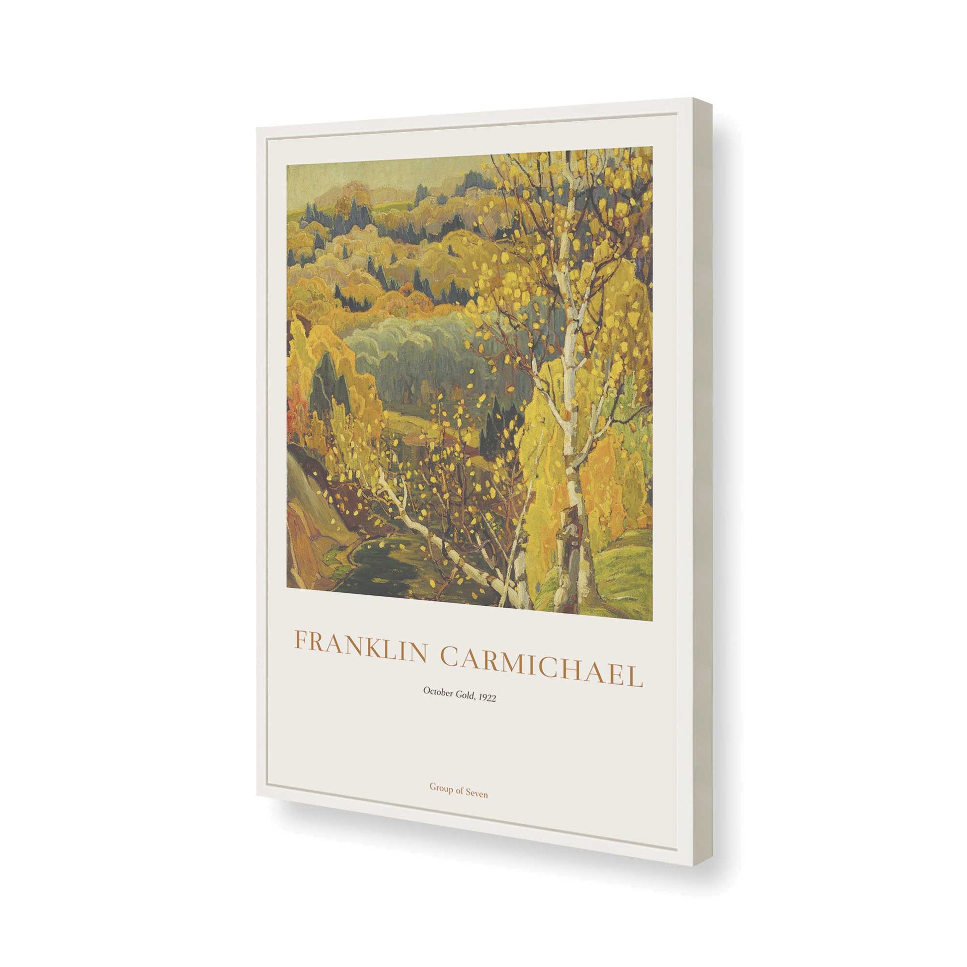[Color:Opaque White], Picture of art in a Opaque White frame of the corner