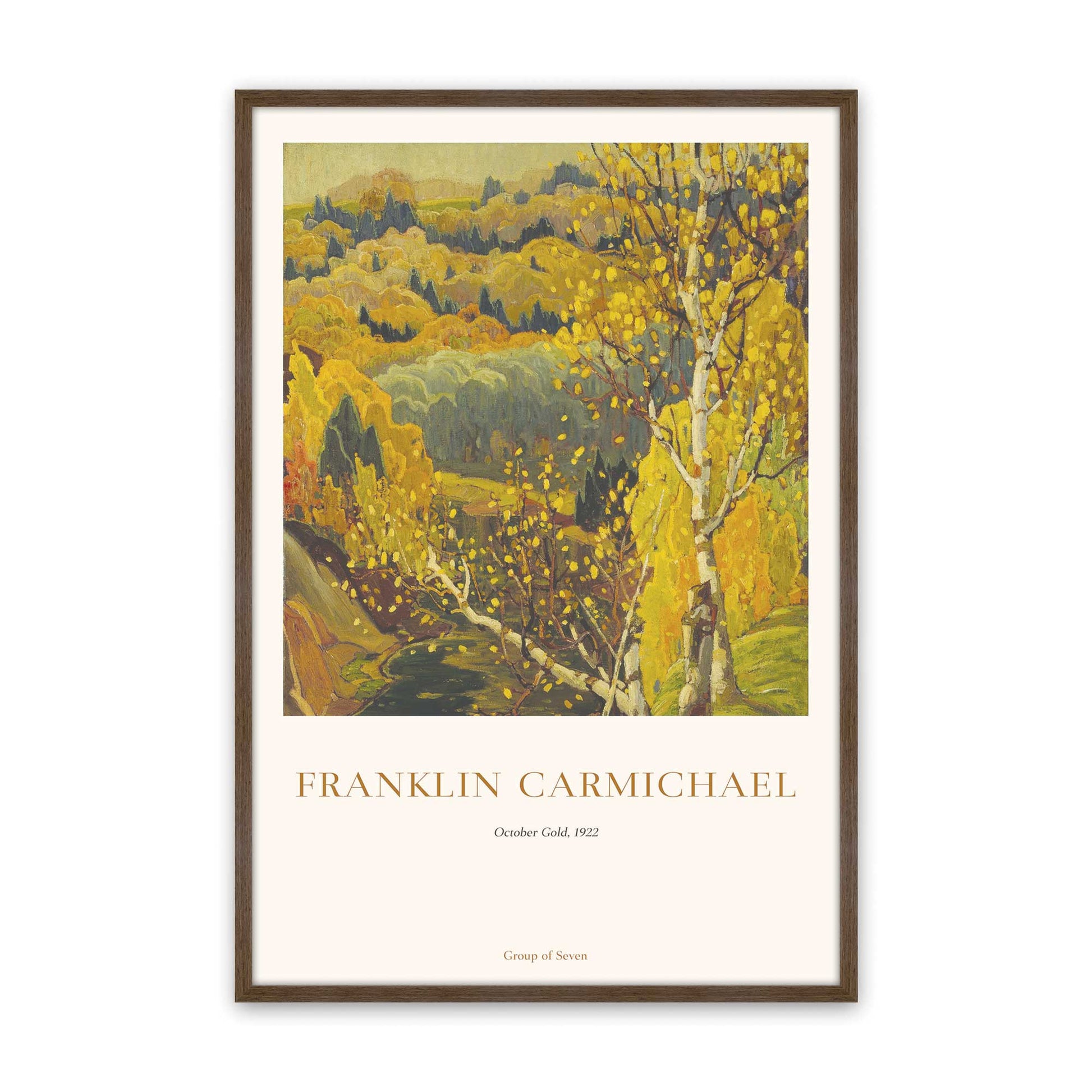 [Color:Walnut], Picture of art in a Walnut frame