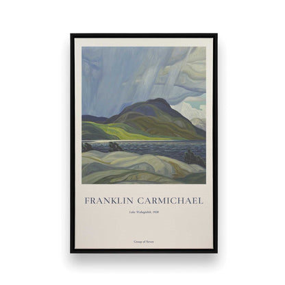 [Color:Satin Black], Picture of art in a Satin Black frame