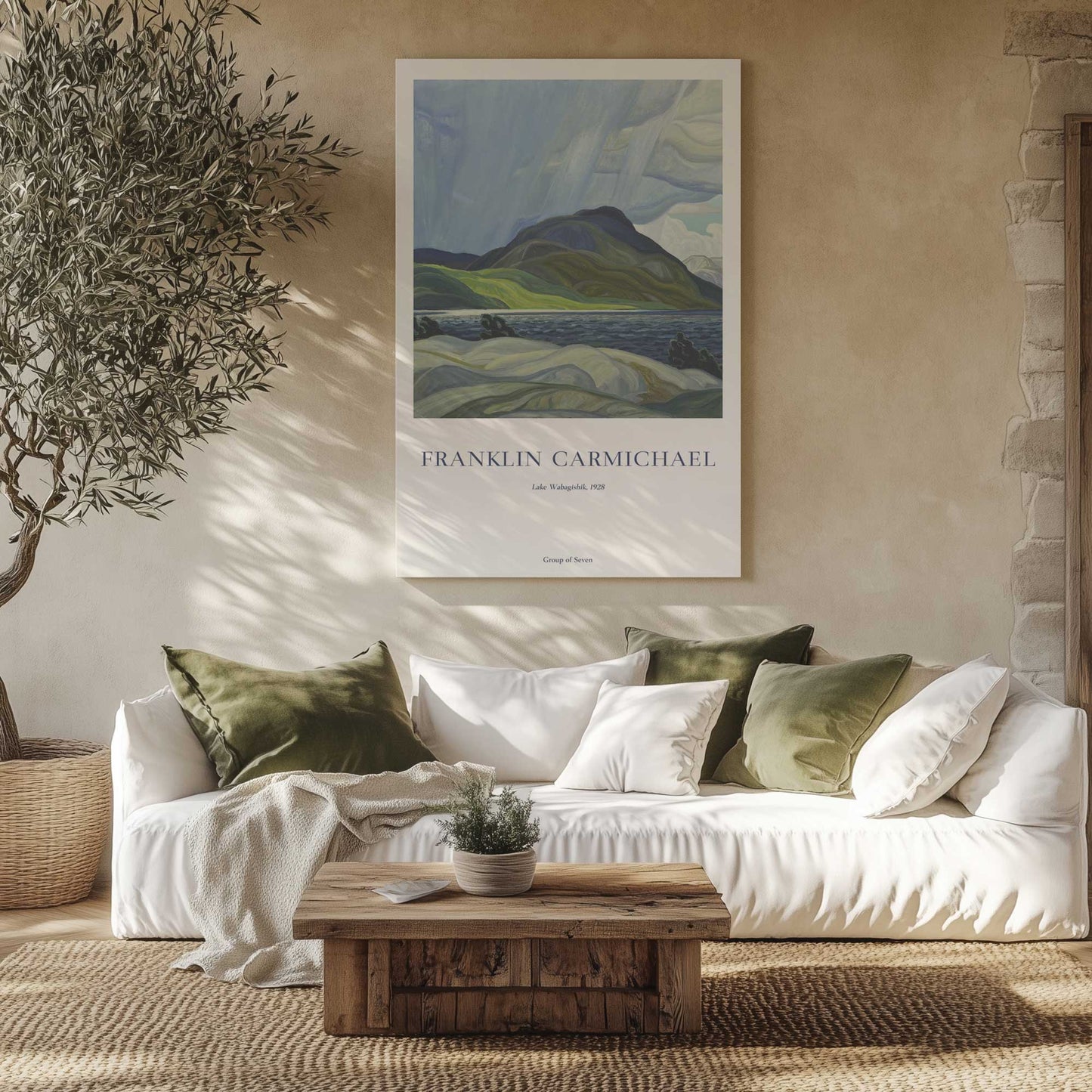 Picture of art in a room