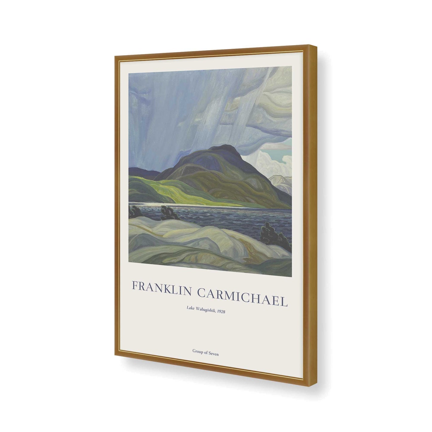 [Color:Polished Gold], Picture of art in a Polished Gold frame of the corner