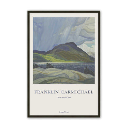 [Color:Satin Black], Picture of art in a Satin Black frame