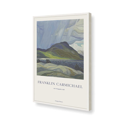 [Color:Opaque White], Picture of art in a Opaque White frame of the corner