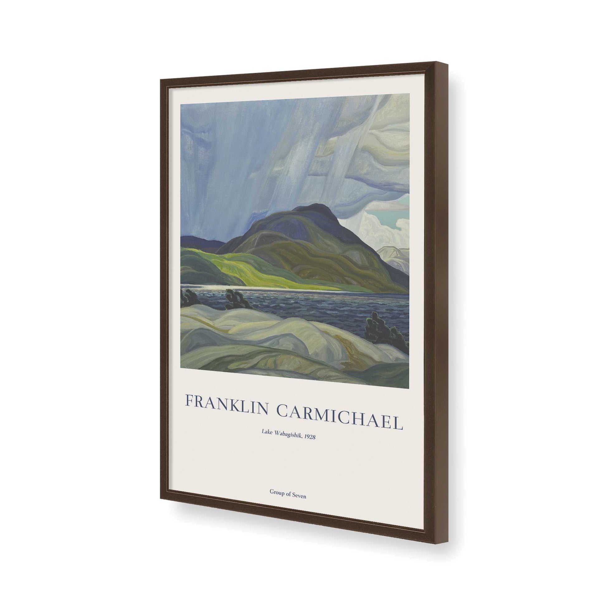 [Color:Belvinder Brown], Picture of art in a Belvinder Brown frame of the corner