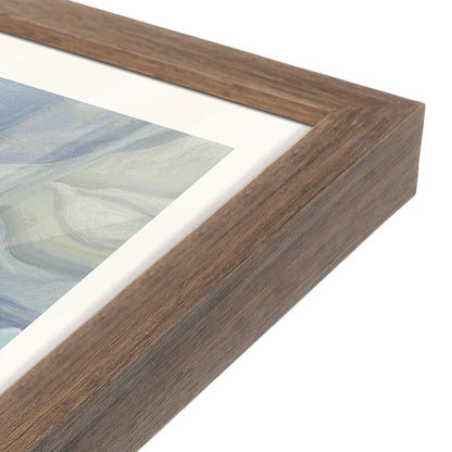 [Color:Walnut], Picture of art in a Walnut frame at an angle