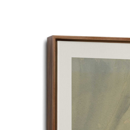 [Color:Walnut], Picture of art in a Walnut frame at an angle