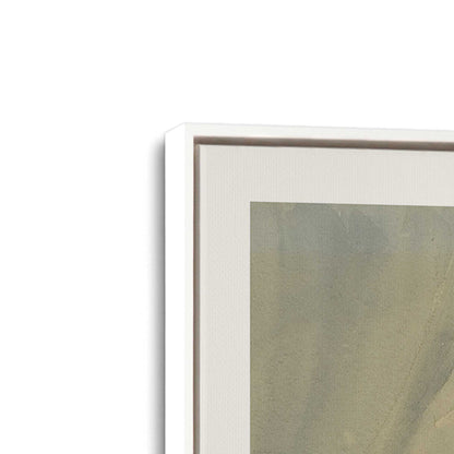 [Color:Opaque White], Picture of art in a White frame at an angle