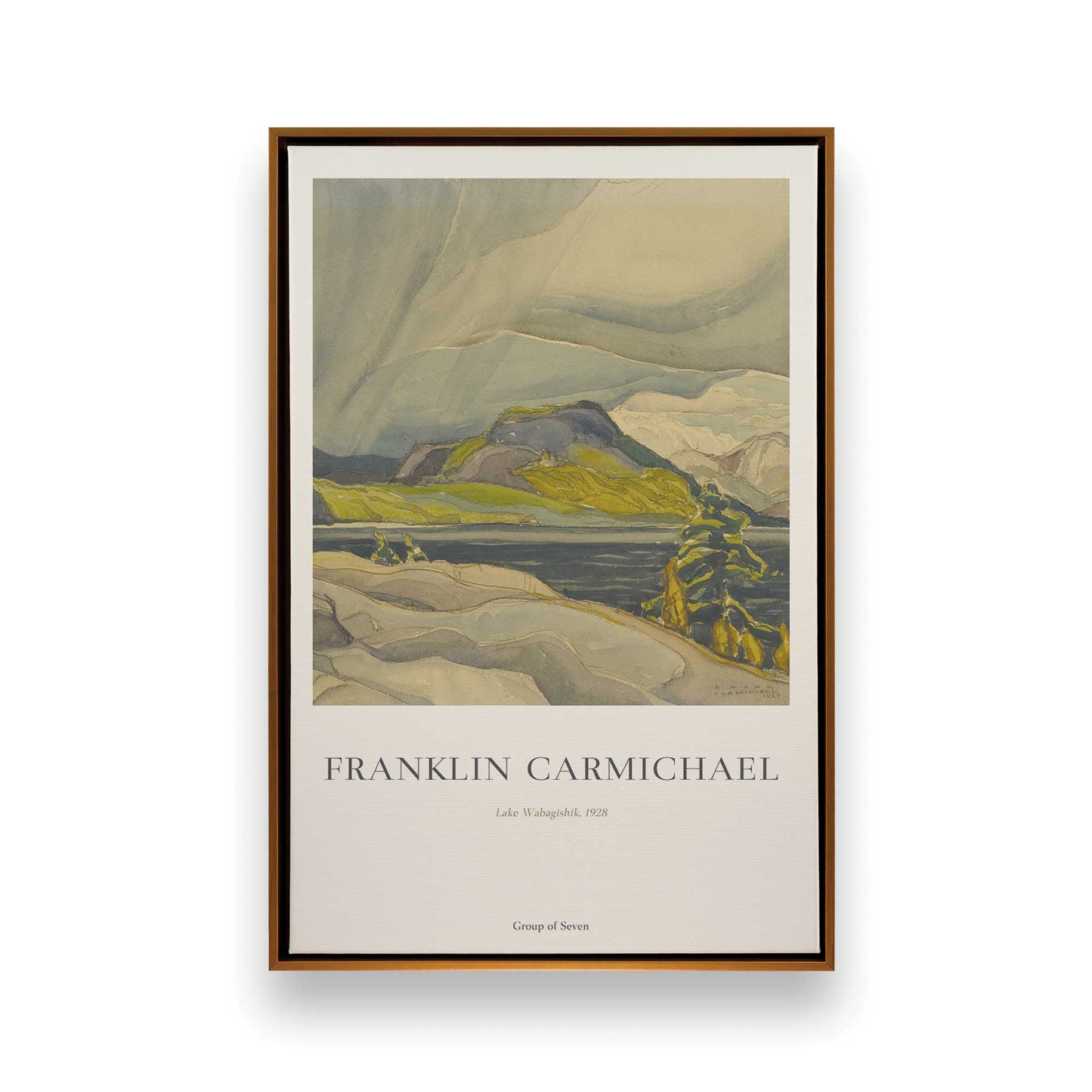 [Color:Polished Gold], Picture of art in a Polished Gold frame
