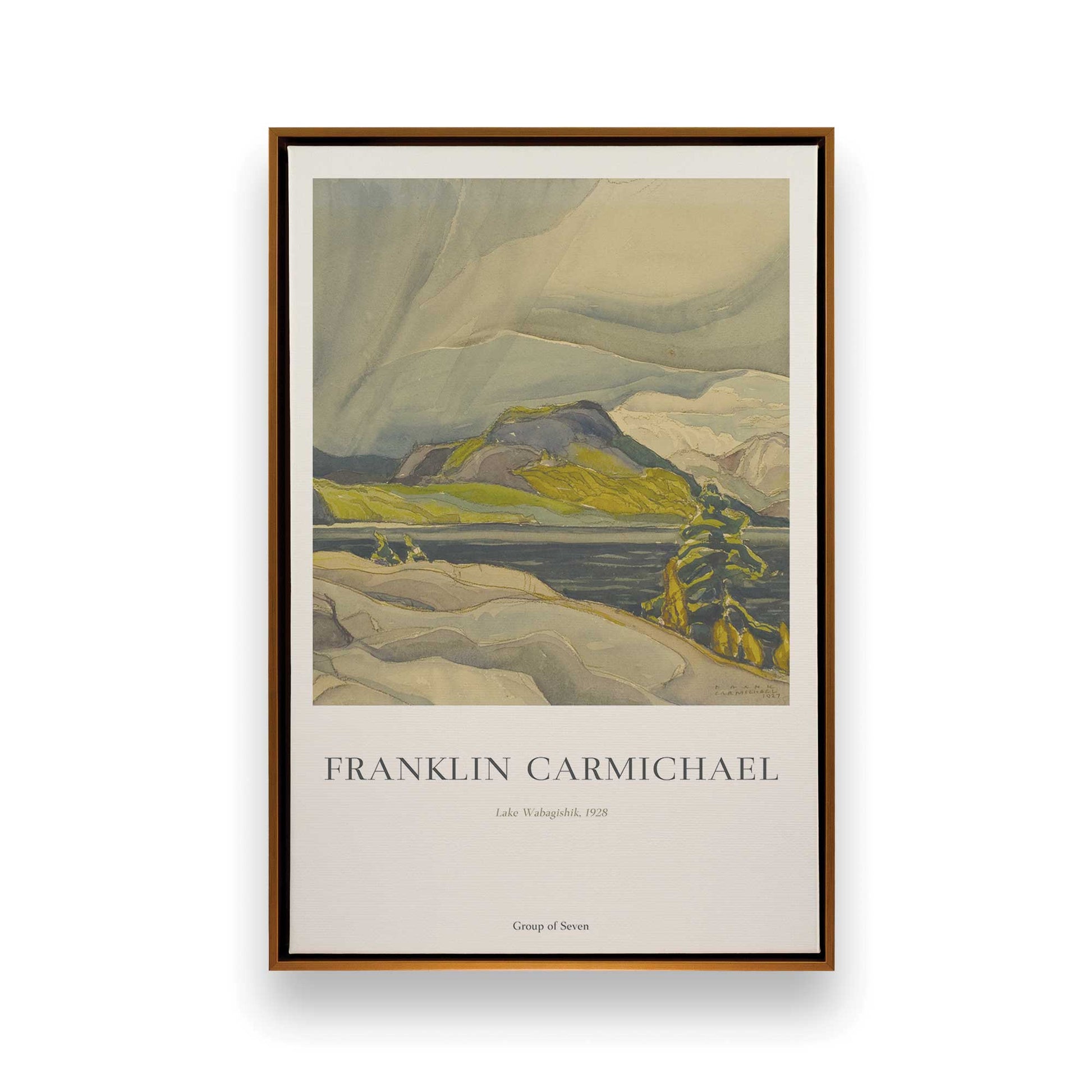 [Color:Polished Gold], Picture of art in a Polished Gold frame