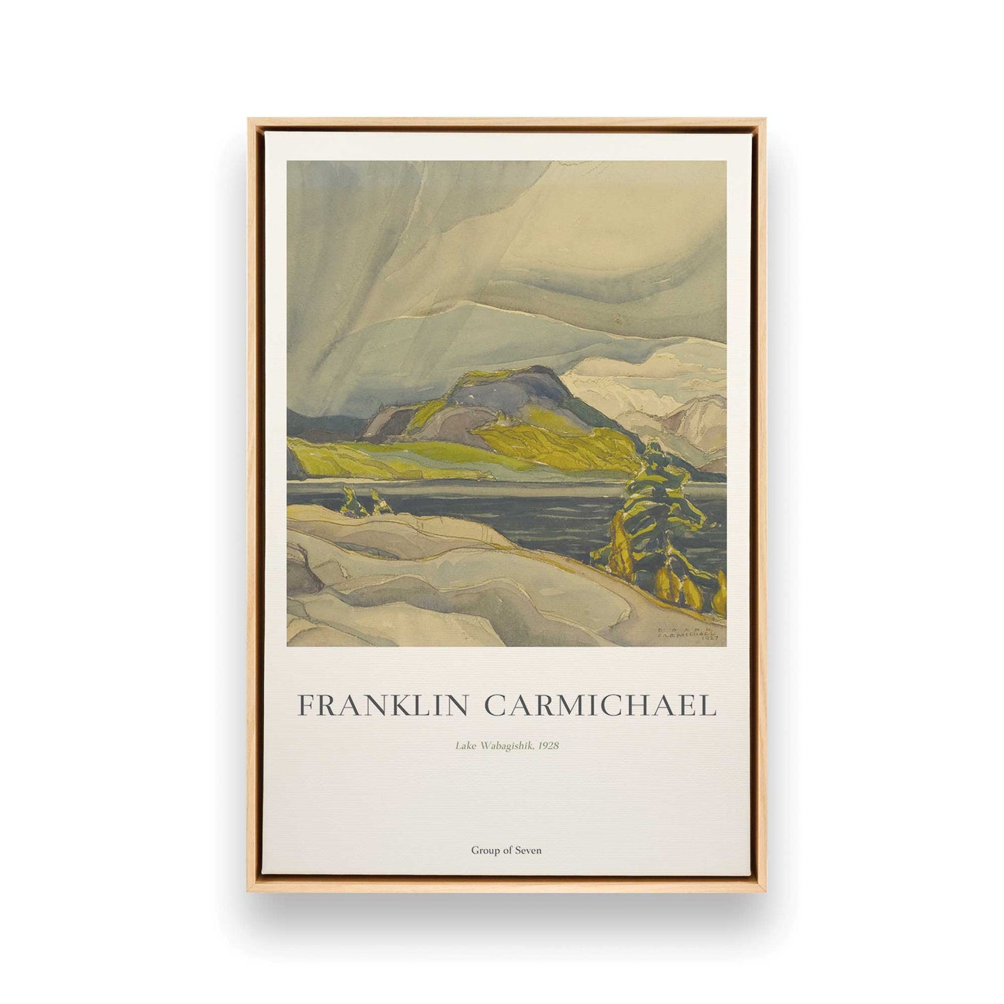 [Color:American Maple], Picture of art in a American Maple frame