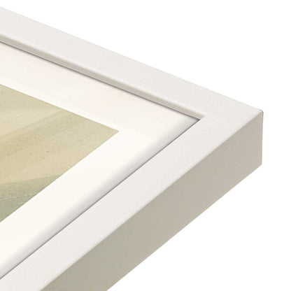 [Color:Opaque White], Picture of art in a Opaque White frame at an angle
