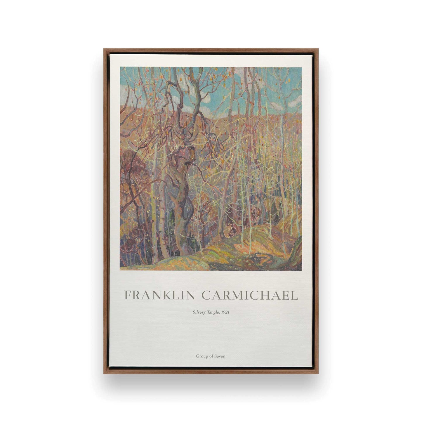[Color:Walnut], Picture of art in a Walnut frame