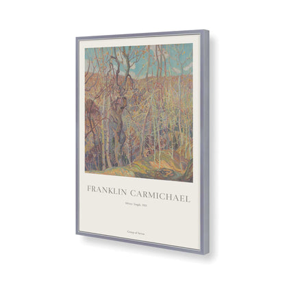 [Color:Polished Chrome], Picture of art in a Polished Chrome frame of the corner