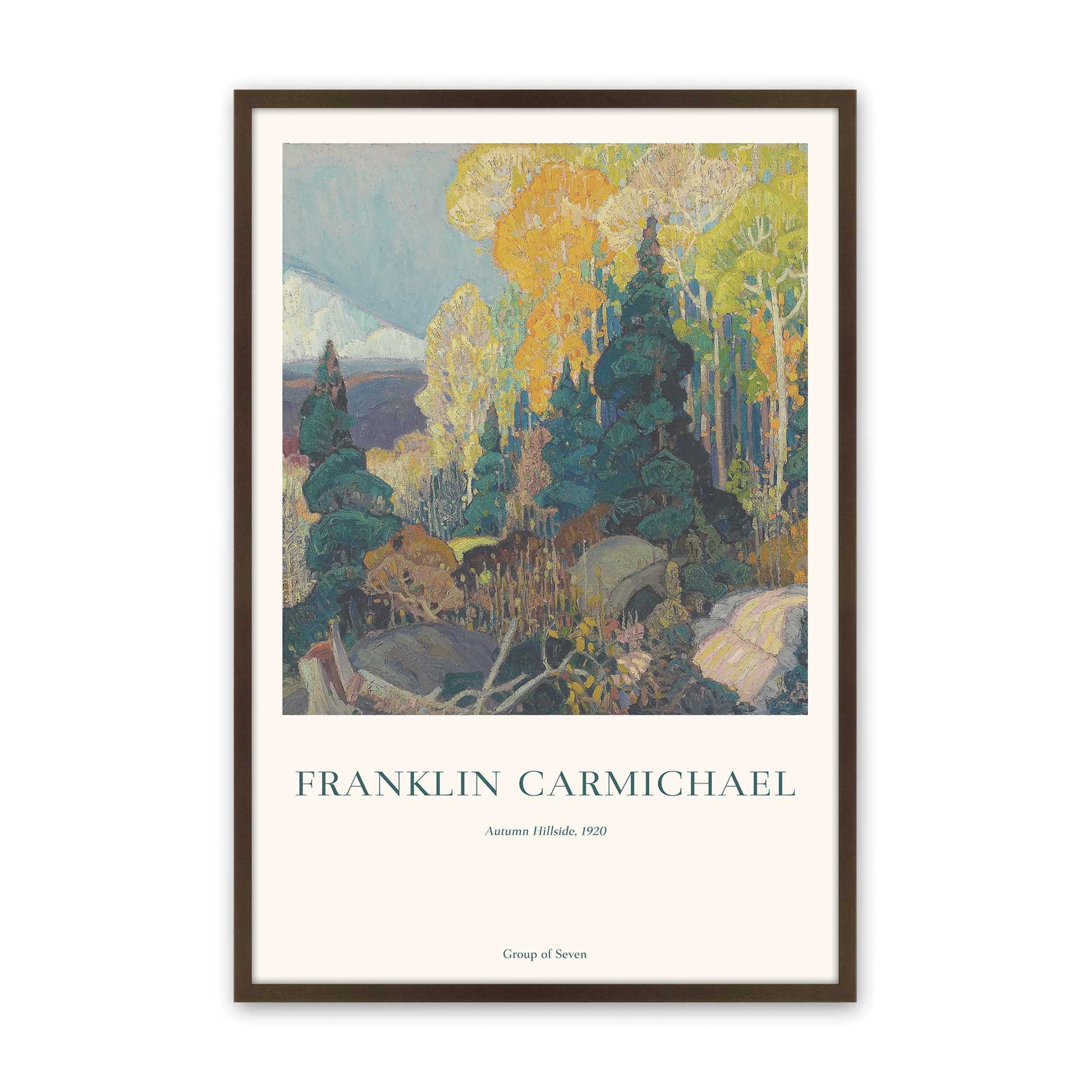 [Color:Belvinder Brown], Picture of art in a Belvinder Brown frame