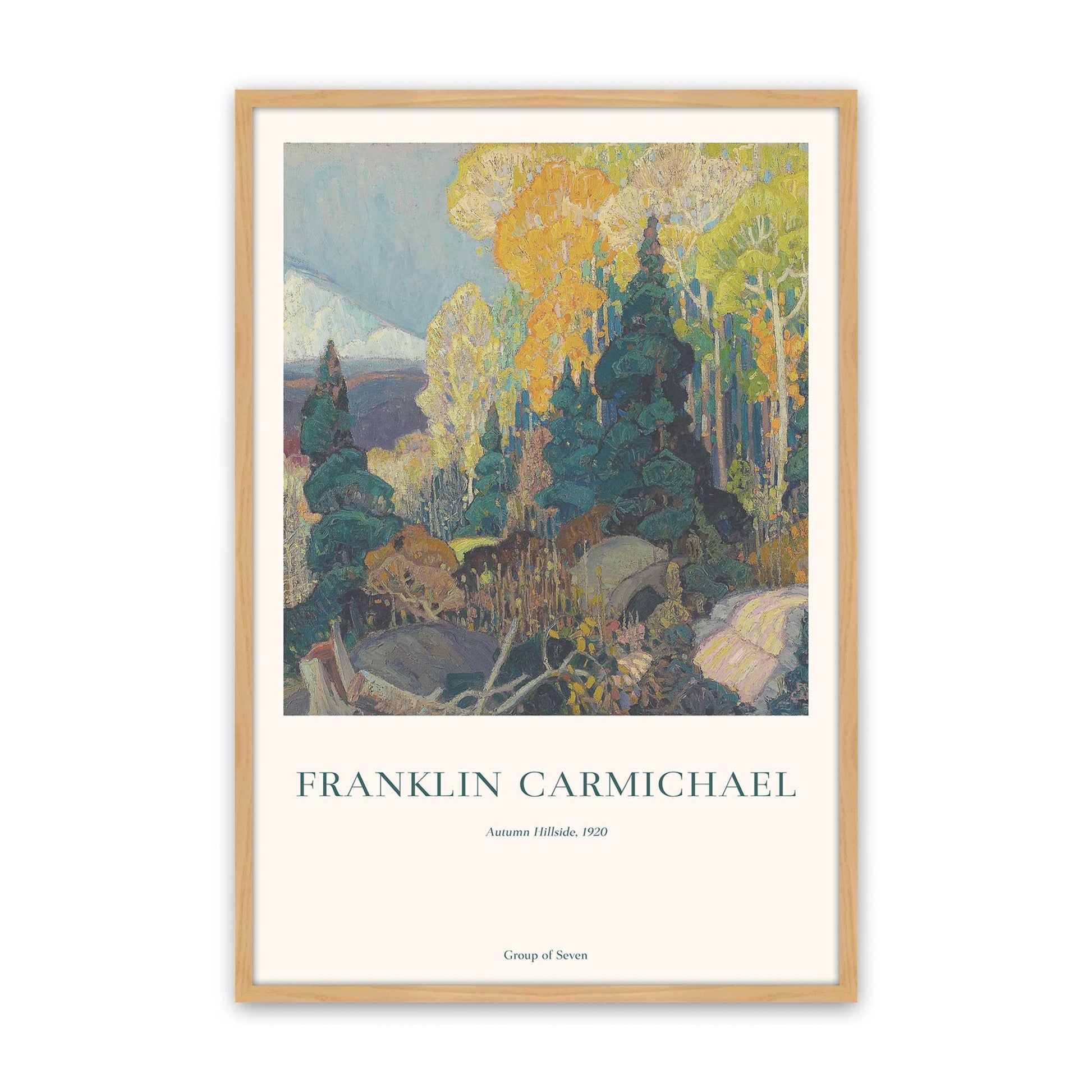 [Color:American Maple], Picture of art in a American Maple frame