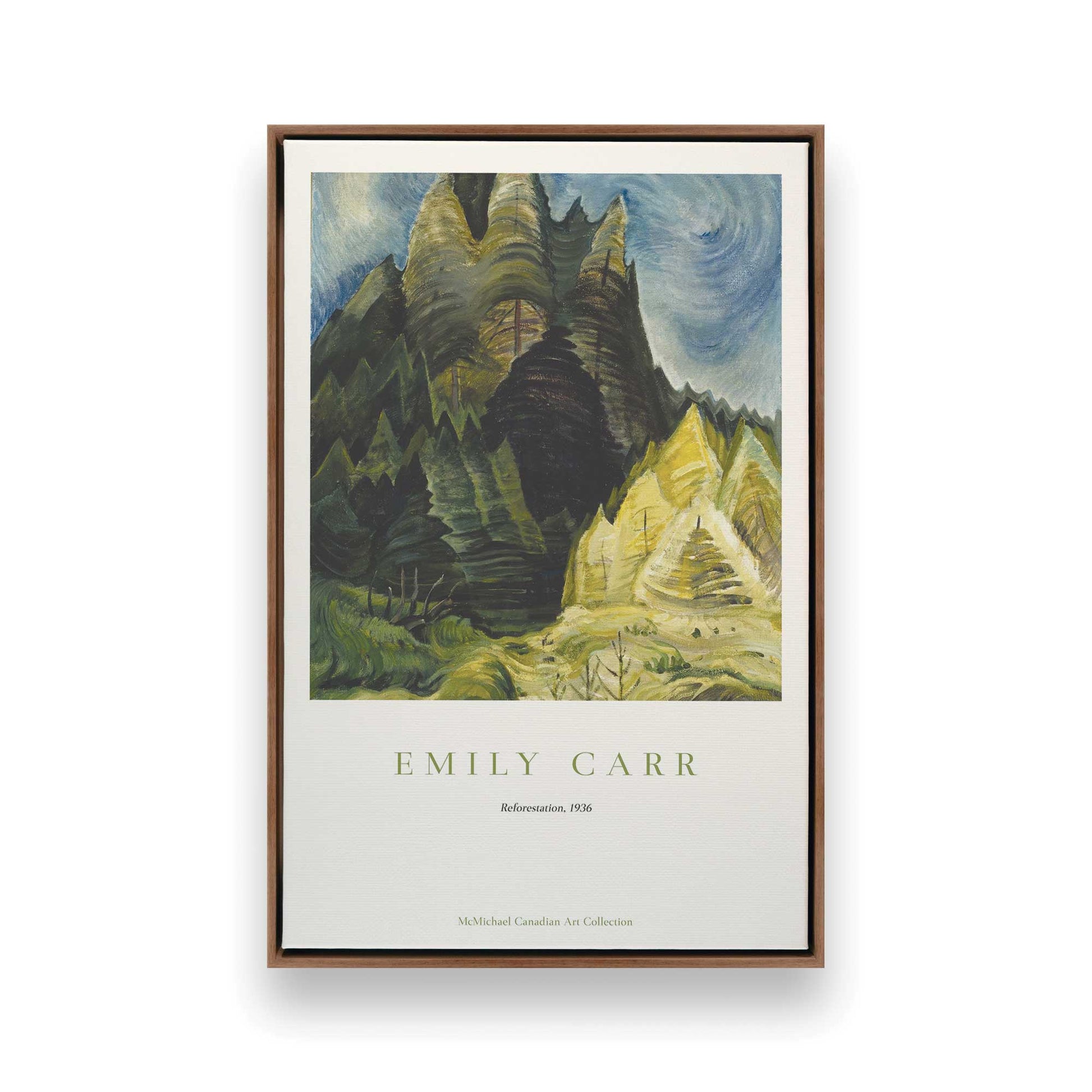 [Color:Walnut], Picture of art in a Walnut frame