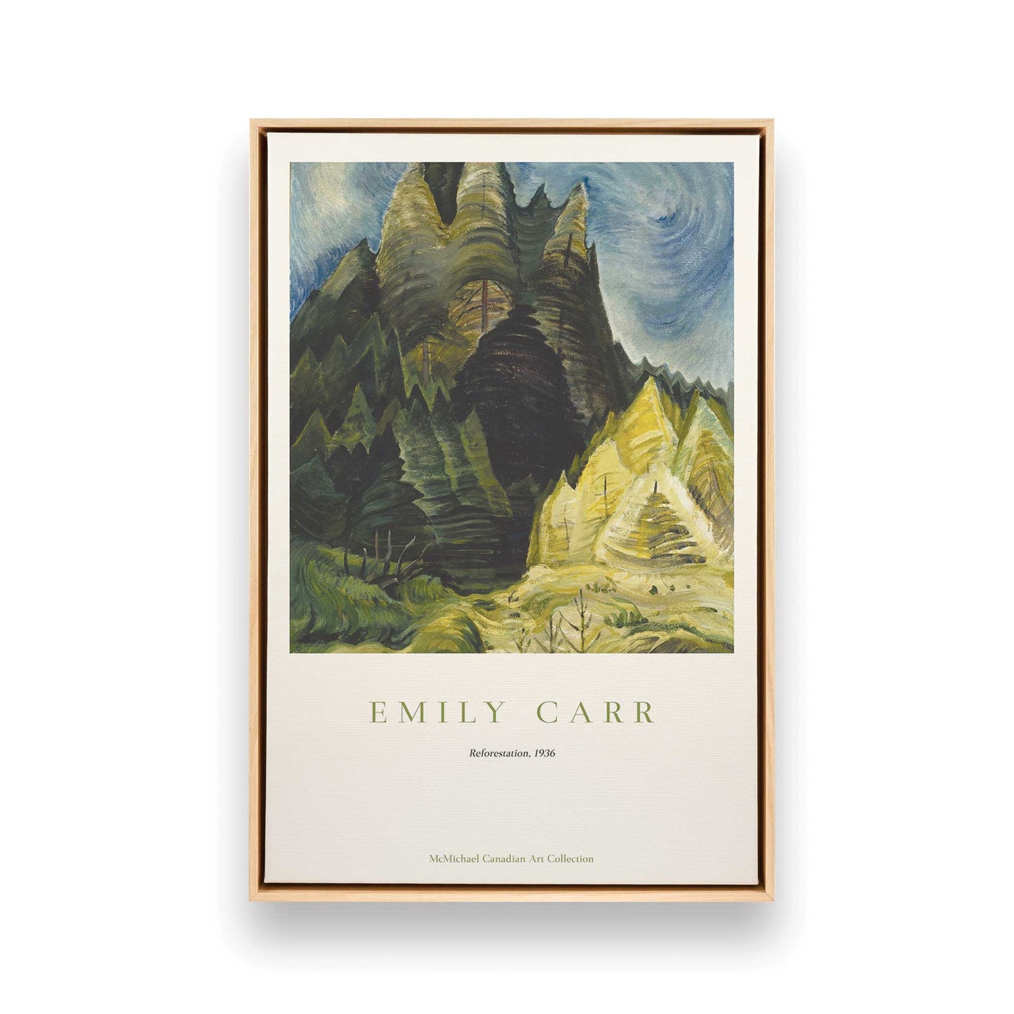 [Color:American Maple], Picture of art in a American Maple frame